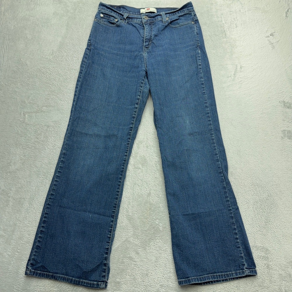 Levi's Jeans Womens 10 S/C Blue 512 Perfectly Slimming Bootcut Stretch Denim